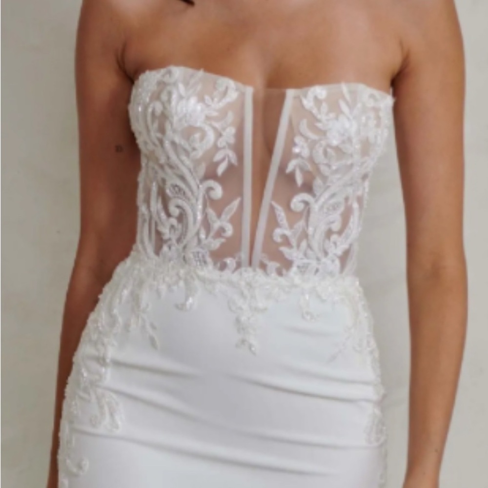 Madi Lane WHITTNEY Wedding Dress – Serene Collection | Size 14 | $2,200 Retail - Picture 2 of 16